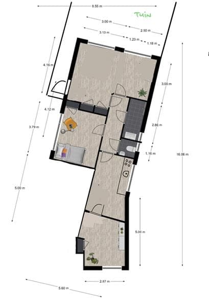 Kamer in Velp-Rheden