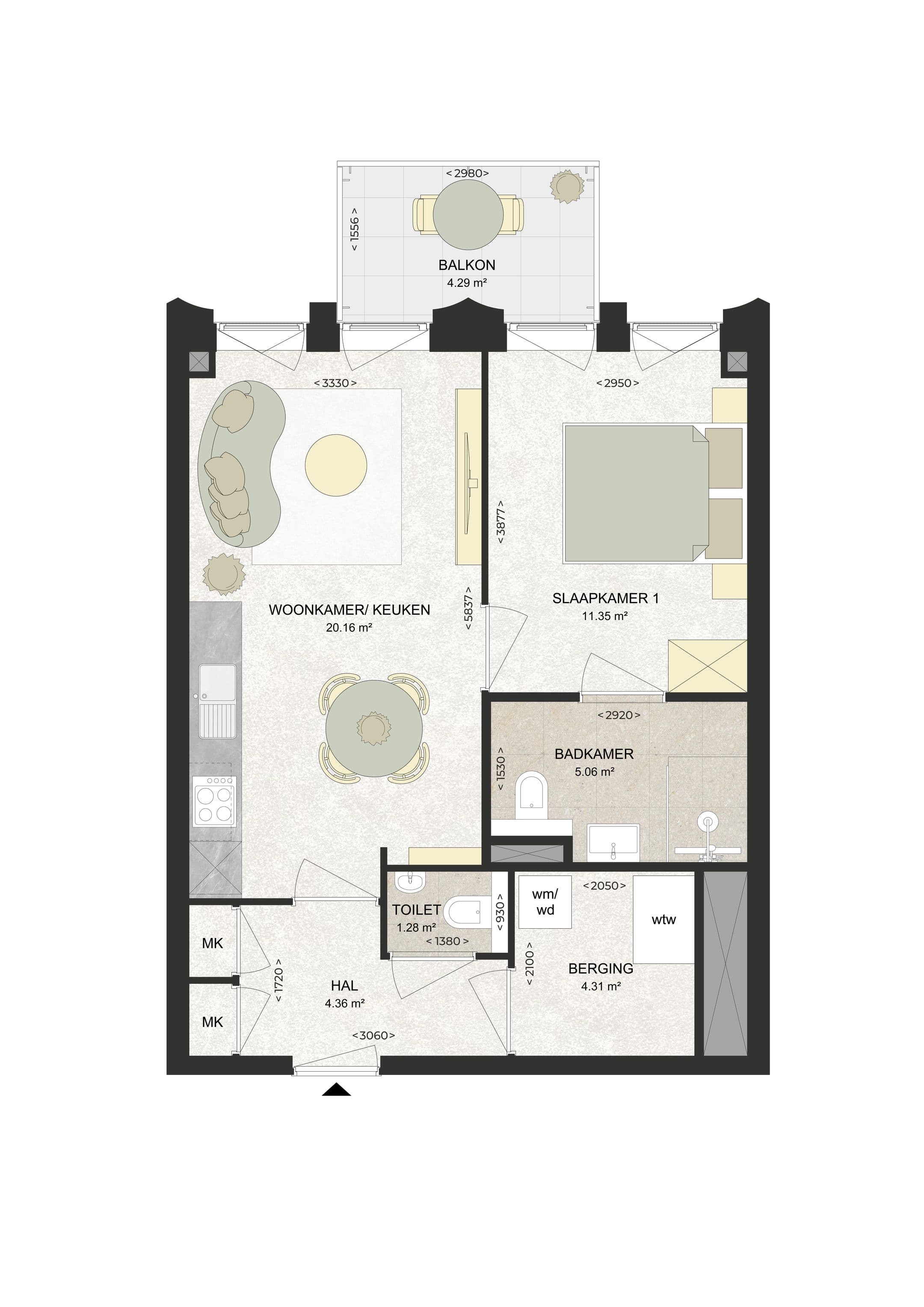 Appartement in Haarlem