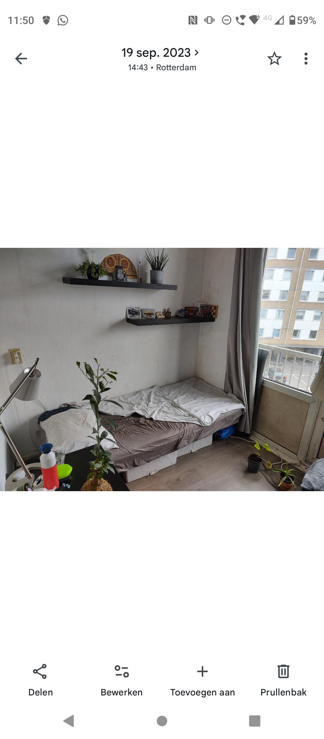Kamer in Rotterdam