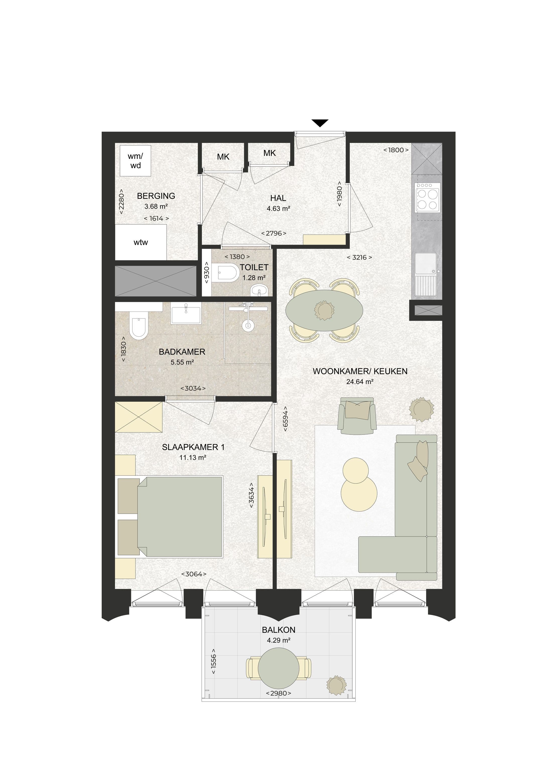 Appartement in Haarlem