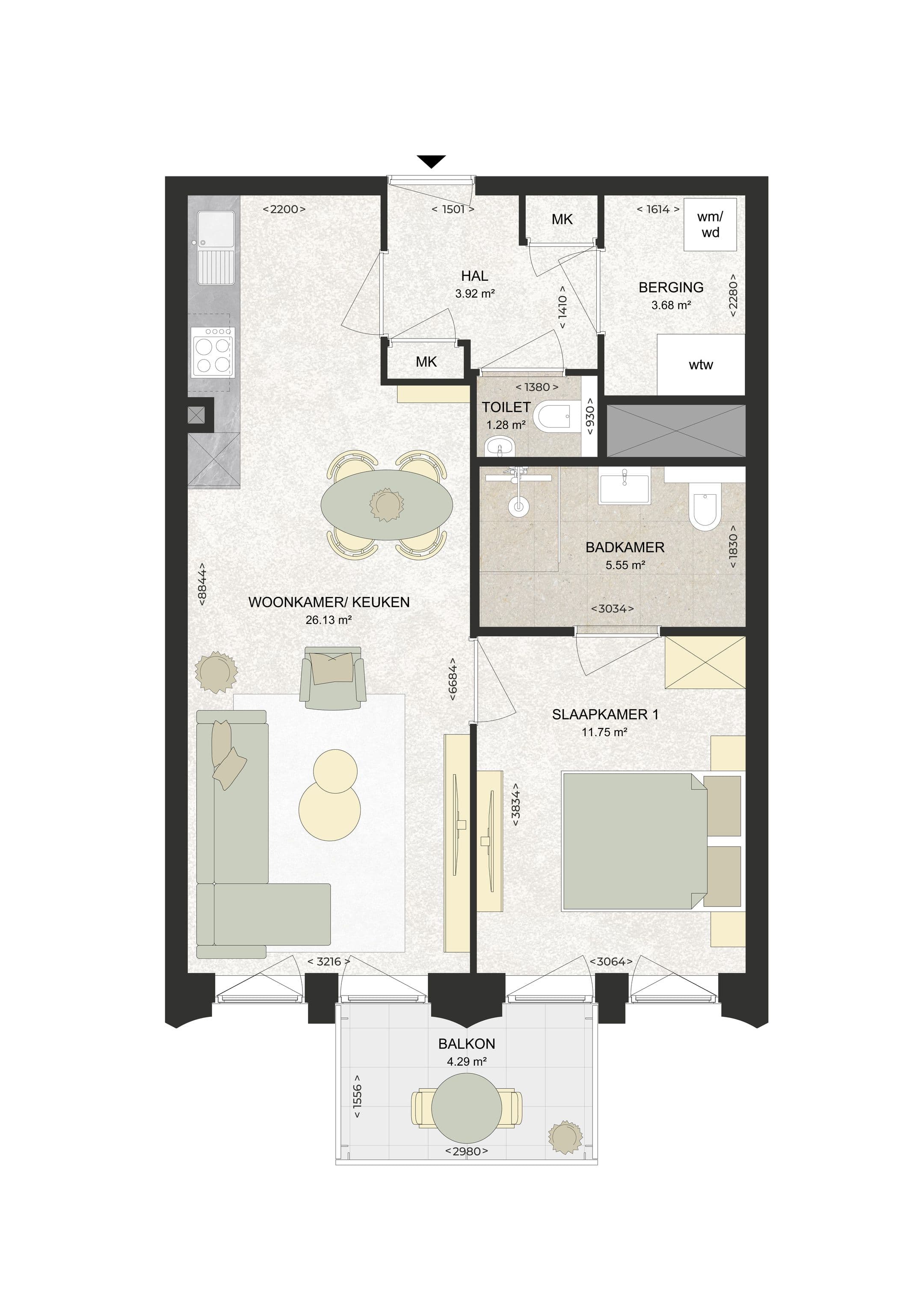 Appartement in Haarlem